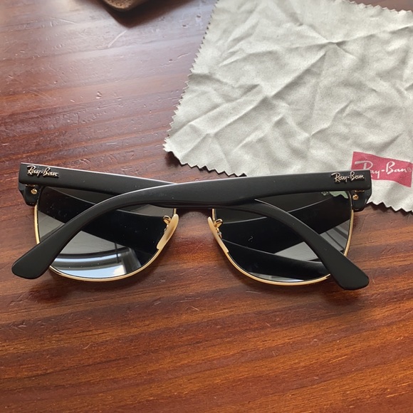 Ray Ban Sunglasses Oversized Clubmaster - Picture 6 of 6